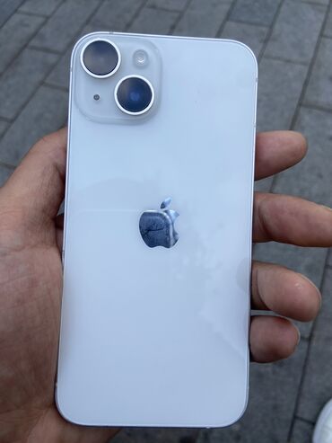 Apple iPhone: IPhone 14, 128 GB, Ağ, Barmaq izi, Face ID