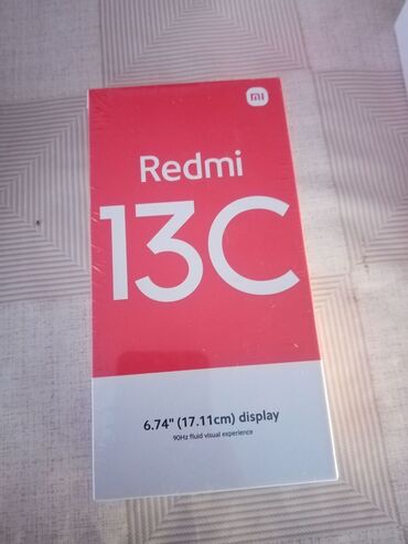 13 редми: Redmi, Redmi 13C, Жаңы, 256 ГБ, 1 SIM, 2 SIM