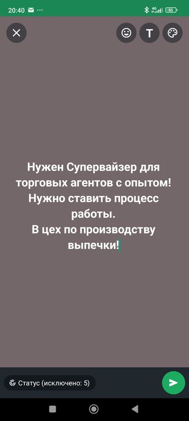 сдаётся на рынке: Талап кылынат Соода агенти, Иш тартиби: Алты күндүк, 3-5 жылдык тажрыйба, Карьера жактан көтөрүлүү, Толук жумуш күнү