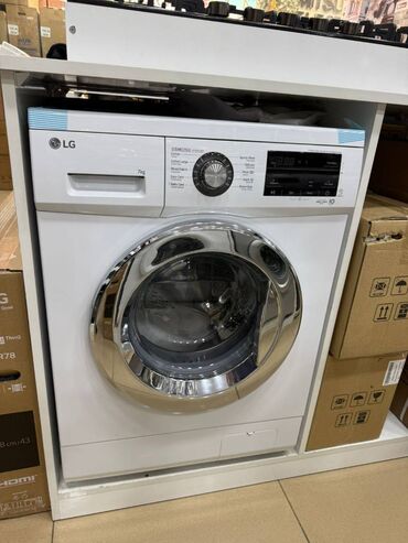 Paltaryuyan maşınlar: Paltaryuyan maşın LG, 7 kq, Yeni, Avtomat, Pulsuz çatdırılma — 9