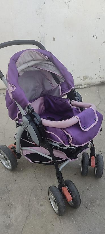 cins şalvarlar instagram: Uşaq arabası – bənövşəyi/çəhrayı rəngli, tam ölçülü model — 3