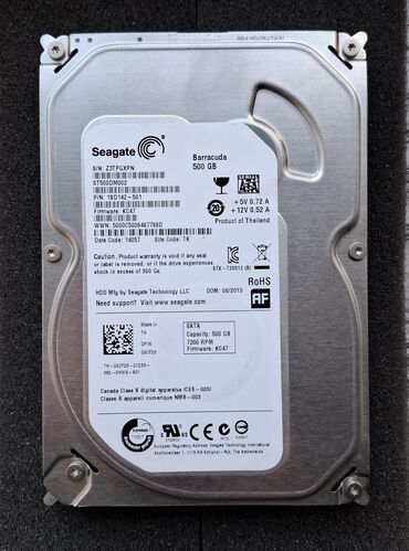 Sərt disklər (HDD): Sərt disk (HDD) 256 GB, İşlənmiş