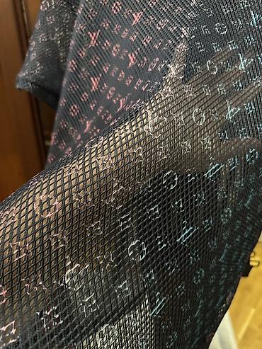 sortlar: Louis Vuitton iki hissəli dəst – tül/tor teksturalı şortik və qısaqol — 5
