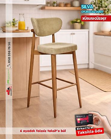 bar stullari satilir: Mətbəx üçün, Yeni, Stul — 3