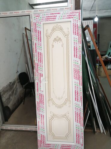 Plastik qapılar: Yeni Plastik qapı Zamok ilə, Zəmanətli, Pulsuz quraşdırma, Pulsuz çatdırılma, Rayonlara çatdırılma, Ödənişli çatdırılma — 19