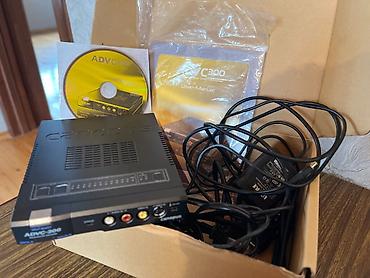 mini dv kamera: Canopus ADVC-300 — peşəkar analoq-rəqəmsal video konvertoru. VHS — 9