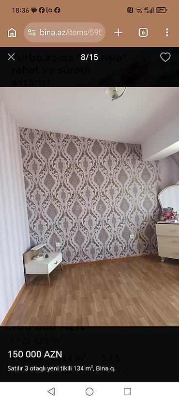 balaxanı satilan evler: 3 otaqlı, Yeni tikili, 134 kv. m — 8