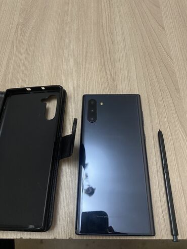 самсук s10: Samsung Note 10 5G, Б/у, 256 ГБ, цвет - Черный, 1 SIM