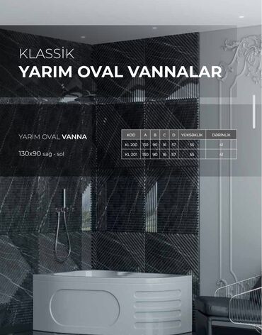 Duş poddonları: Duş kabinələr ara bölmələr hamam mebeləri Moydadırlar dolablar led — 26