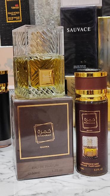 ikili dest: Kamrah parfüm A klass Dəst ikili ətir+parfumlu bədən spreyi — 1