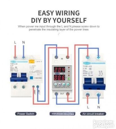 Elektro materijal: Relej za kontrolu napona i struje TOMZN TOVPD1-60-EC ⚡🔌 Opis — 8