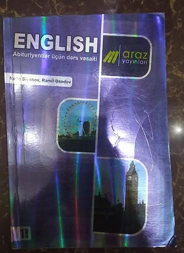 dərs kitabları: English, abituriyent üçün dərs vəsaiti, Araz yayınları, Natiq Siyahov; — 1
