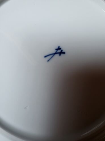 Ostali antikviteti: Tanjiri 8 kom.Meissen Indian Pink Flowers.4g. Meissen tanjiri 8 — 17