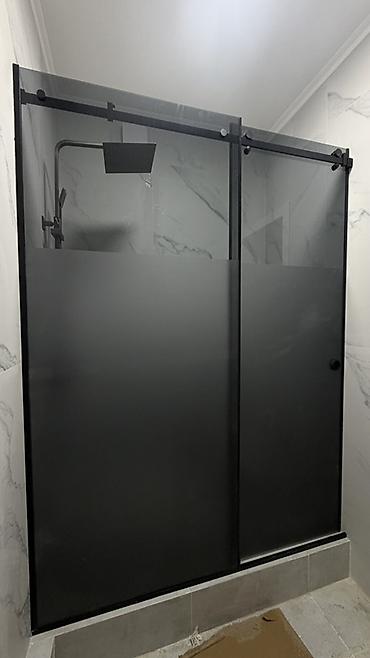 Зеркала: Душевая Кабины из закалённого стекла на заказ. - Типы конструкций — 3