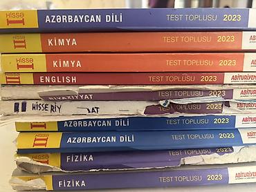 Testlər: Məhsul: Abituriyent “Test Toplusu” kitabları dəsti. Şəkildə görülən — 3
