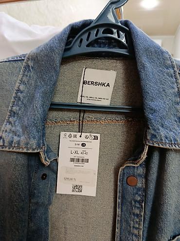 formula 1 biley: Bershka denim köynək - Model: Art. 1349/534/432 - Ölçü: L–XL (MEX — 6