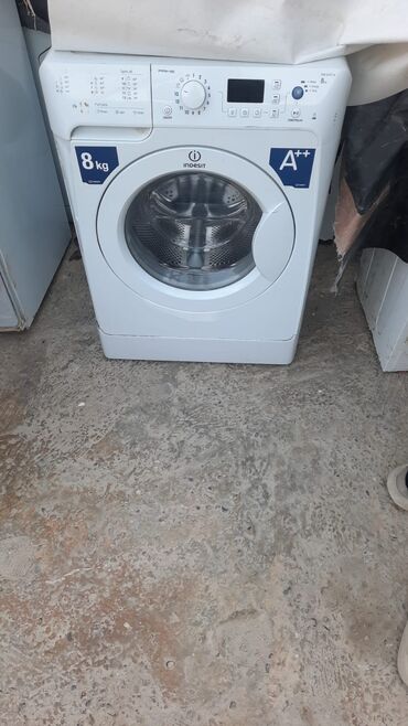 Paltaryuyan maşınlar: Paltaryuyan maşın Indesit, 8 kq, İşlənmiş, Avtomat, Qurutma var, Kredit yoxdur, Ödənişli çatdırılma