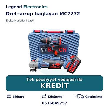 lazer acar: Elan başlığı: Drel-şurup bağlayan MC7272 Elan mətni: Legend — 1
