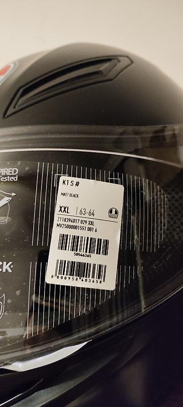 ije motor: AGV K1S Matte Black XXL kask satılır. Avropadan sentyabrda alınıb — 6
