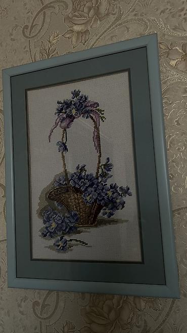 Картины: Картины вышитые крестиком и лентами. Ручная работа. Все картины — 1