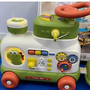 Guralice za bebe: Novo Guralica vozić Svetlosni i zvučni efekti Para na lokomotivi i — 2