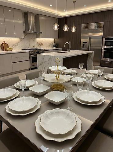 Сервировка стола для праздника: Аренда Дубайской посуды! Новинка! Для особых мероприятий: Куда тосуу — 2