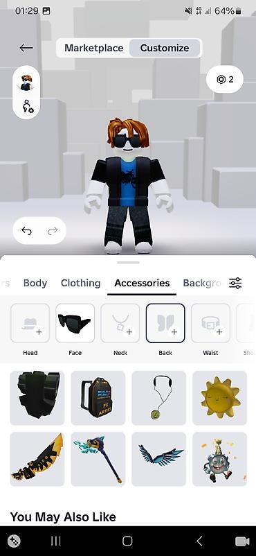Комплекты одежды: Набор аватаров и одежды для Roblox (скриншоты из меню — 12