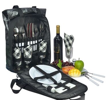 сумка пляжная: Этот высококачественный рюкзак и набор для пикника идеально подходят