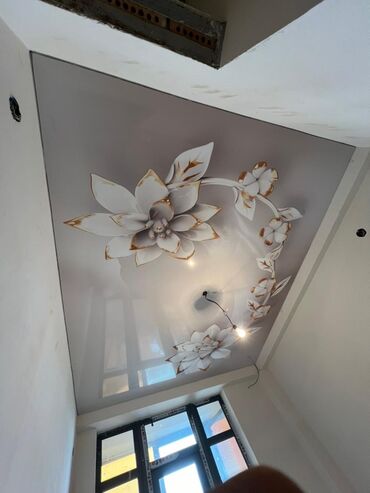 Натяжной потолок: Натяжной потолок Глянцевое, Матовое, 3D потолки Монтаж — 4