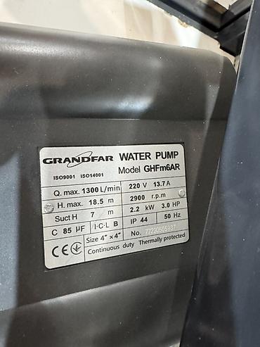Системы полива: Центробежный насос GRANDAFAR 4" Центробежные насосы Grandafar и Kumo — 6