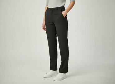 marynarka i spodnie damskie sinsay: Gina Tricot, Material trousers for women, size S