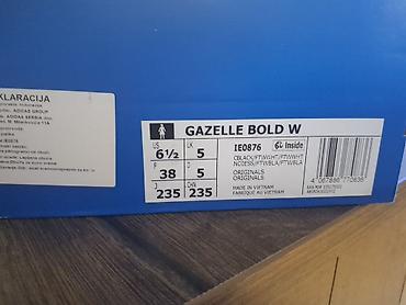 nike air max plus black and white: Adidas Gazelle Bold platform patike - Model: Adidas Originals Gazelle — 5