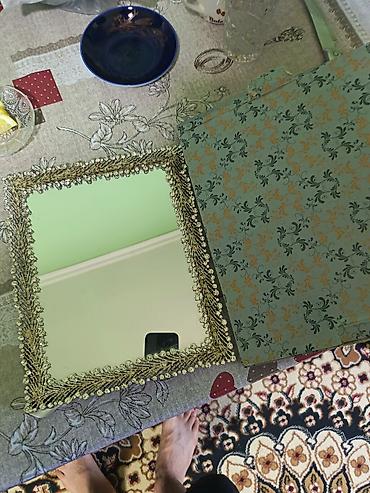 sekileri: Güzgü Kvadrat, Dekorativ, Naxışlı — 1