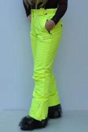 Ski pantalone: Ženske skijaške pantalone u jarko neon žutoj boji, dizajnirane za — 8