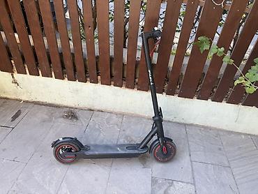 redline s50: Elektrik skuter – qatlana bilən şəhər modeli - Rəng: qara, qırmızı — 2