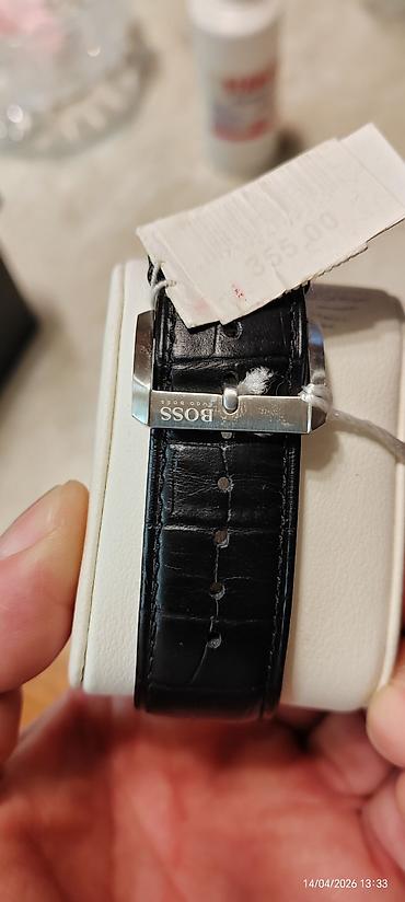 saat boss: Yeni, Qol saatı, Hugo Boss, rəng - Qara — 1