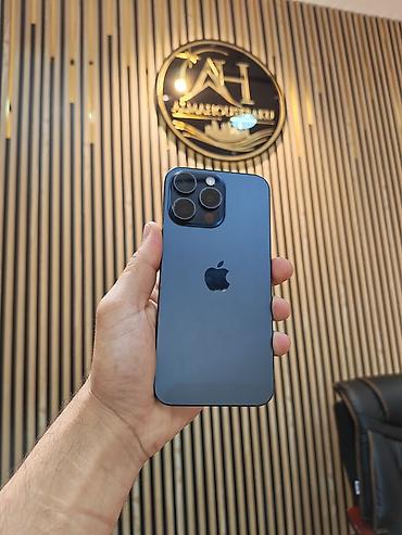 iphone 15 pro max 2 ci el: IPhone 15 Pro Max, 256 GB, Blue Titanium, Face ID, Sənədlərlə, Simsiz şarj — 1