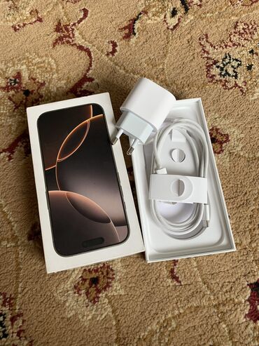 настольный пк: IPhone 16 Pro, Колдонулган, 128 ГБ, Desert Titanium