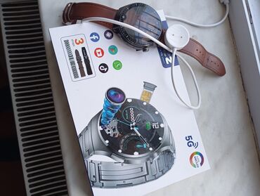 Smart saat, Smart, Sensor ekran, rəng - Qara