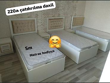 ikinci el tek yataq: Çarpayı yeni tək nəfərlik yataq otağı mebeli — 1