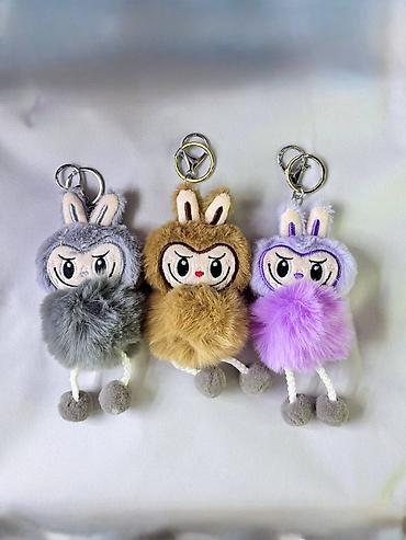 Брелоки: Брелоки‑браслеты из бусин для сумки/ключей - Ручная сборка на прочной — 19