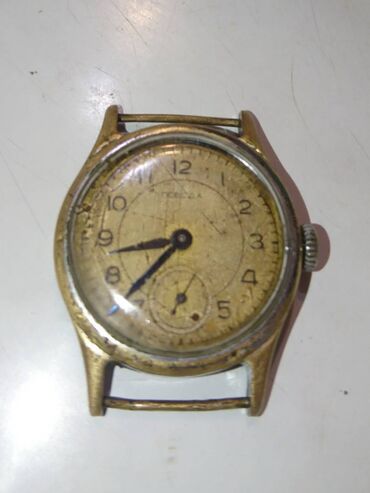 наручные мужские часы: Часы Победа на полном ходу, но внешнее состояние на 3