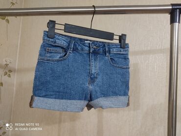 женские джинсовые шорты с гипюром: С Германии! На 9-10 лет. Летние джинсовые шорты на 9-10 лет от Mango