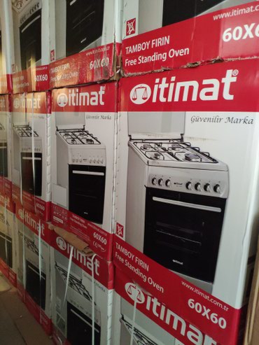 Qaz sobaları: Qaz sobası Ayrıca dayanan, 4 gözlü, Yeni — 9