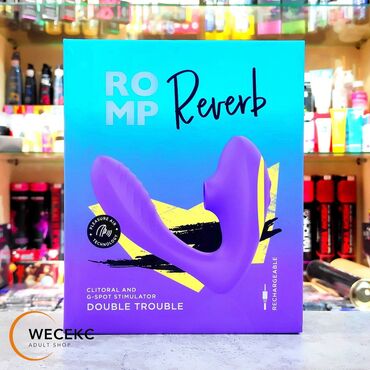 Товары для взрослых: Вибростимулятор 2 in 1 Romp Reverb Запатентованная бесконтактная