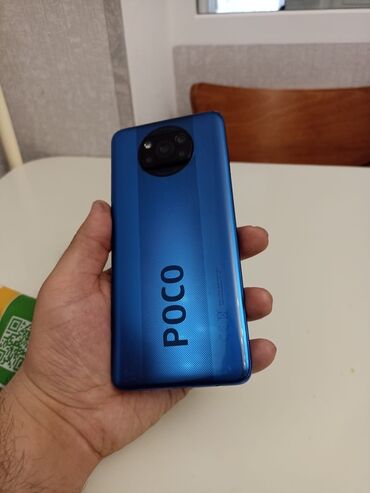pocophone f3: Poco X3 NFC | 128 GB | rəng - Göy | Zəmanət, Sensor, Simsiz şarj