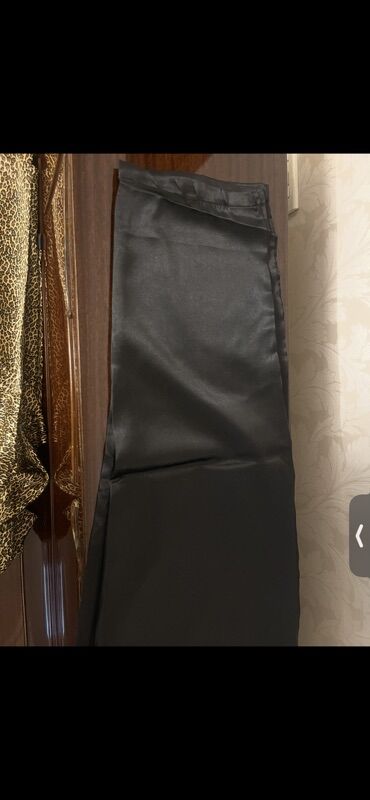 Ev geyimləri, pijamalar: AMERICAN EVENING qadın pijama dəsti - Üst: leopar naxışlı, atlas — 9