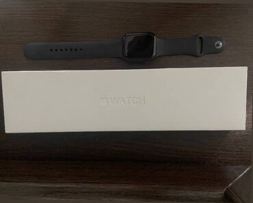 часы серебрянные: Apple watch 7 45mm состояние отличное 97%акб,полный комплект 2 ремешка