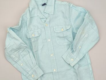 Shirts: Shirt 9 years, condition - Good, pattern - Monochromatic, color - Turquoise