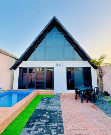 Bağ evlərinin kirayəsi: 120 kv. m, 4 otaqlı, Hovuzlu, Kombi, Qaz, İşıq — 1